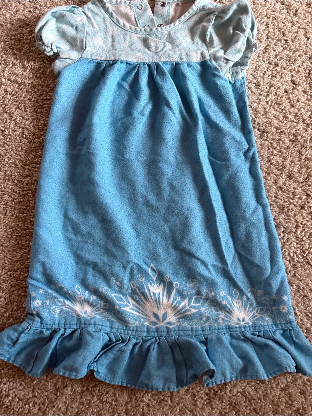Posh Peanut Elsa Frozen Flannel nightgown